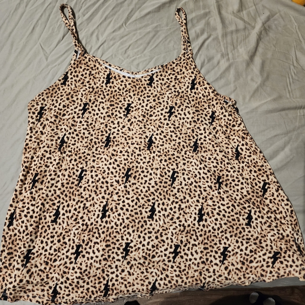 Torrid size 2 Leopard Cami Plus Size